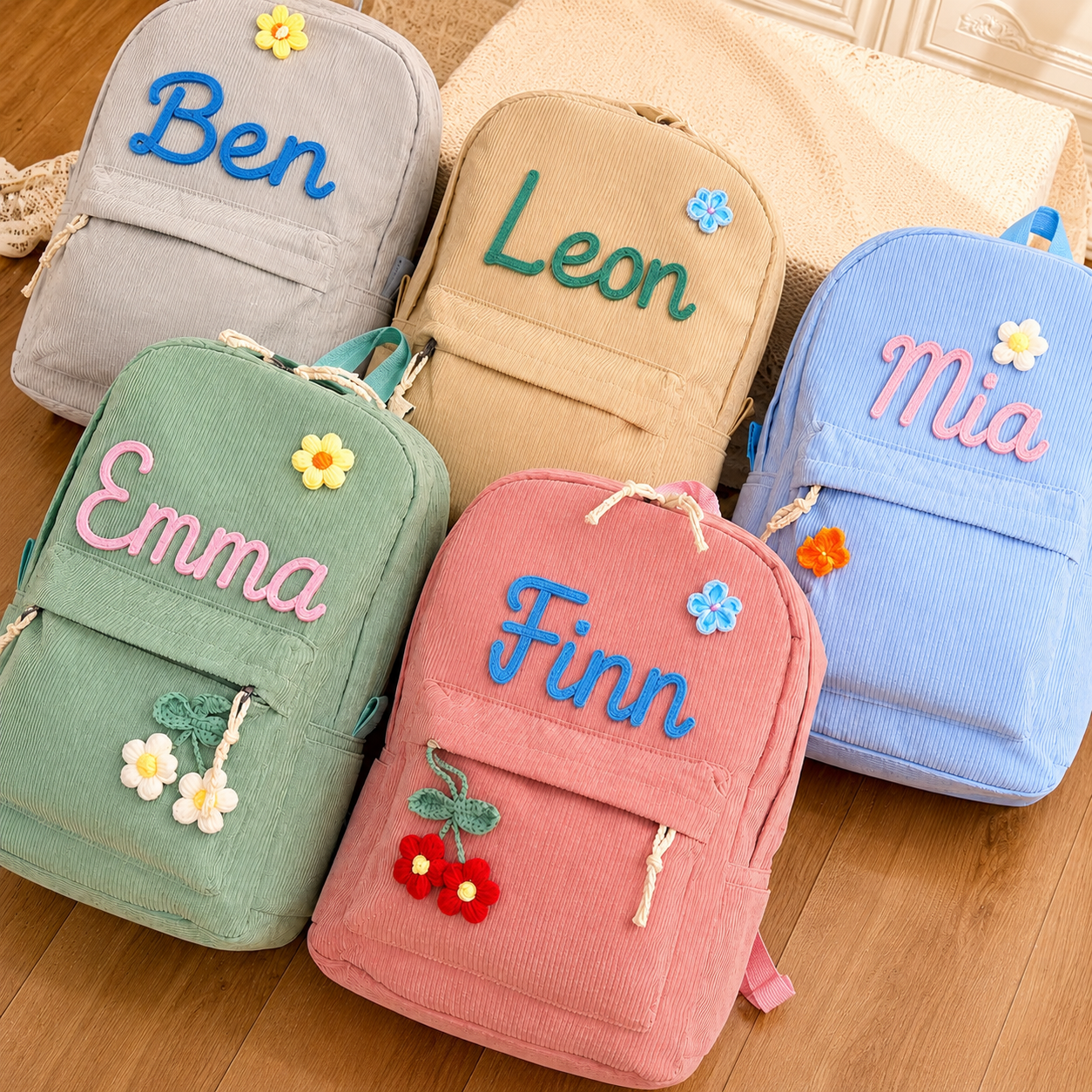 Zauberrucksack® Personalisierter Cord-Rucksack
