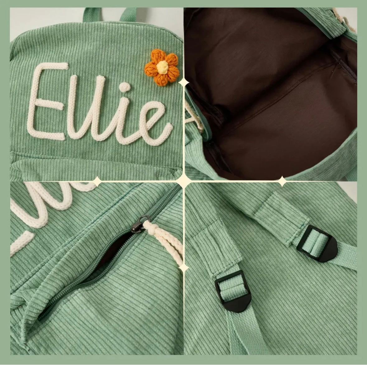 Zauberrucksack® Personalisierter Cord-Rucksack